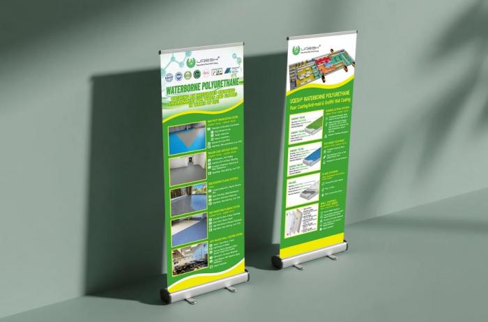 上海易拉寶設(shè)計制作一體化｜品牌 VI 適配 免費(fèi)改稿至滿意